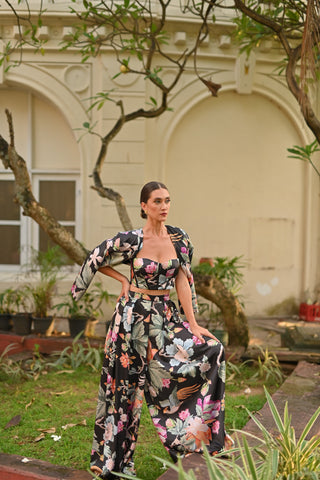Floral kadupul printed  pants
