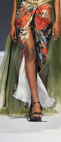Exclusive HIMAGIRI Print Skirt