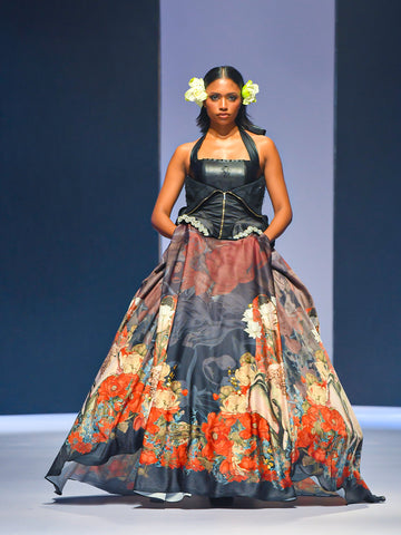 HIMAGIRI Exclusive Print Full Circle Skirt